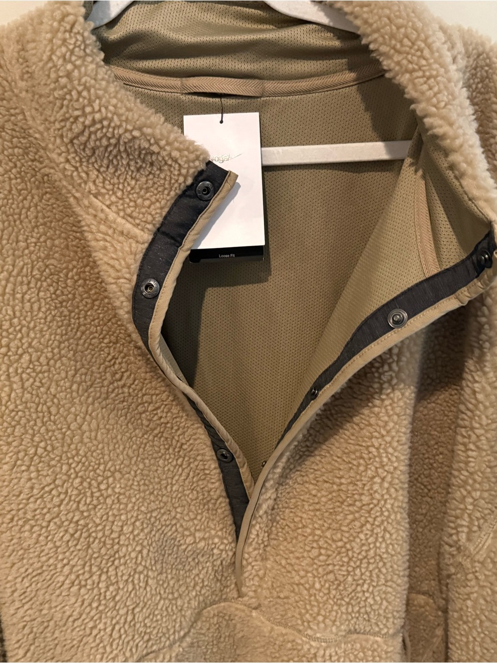 Nike Men’s Yoga Sherpa Pullover Sweatshirt - Picture 4 of 6